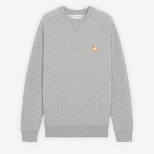 Chillax Fox Patch Classic Cotton Fleece Sweatshirt